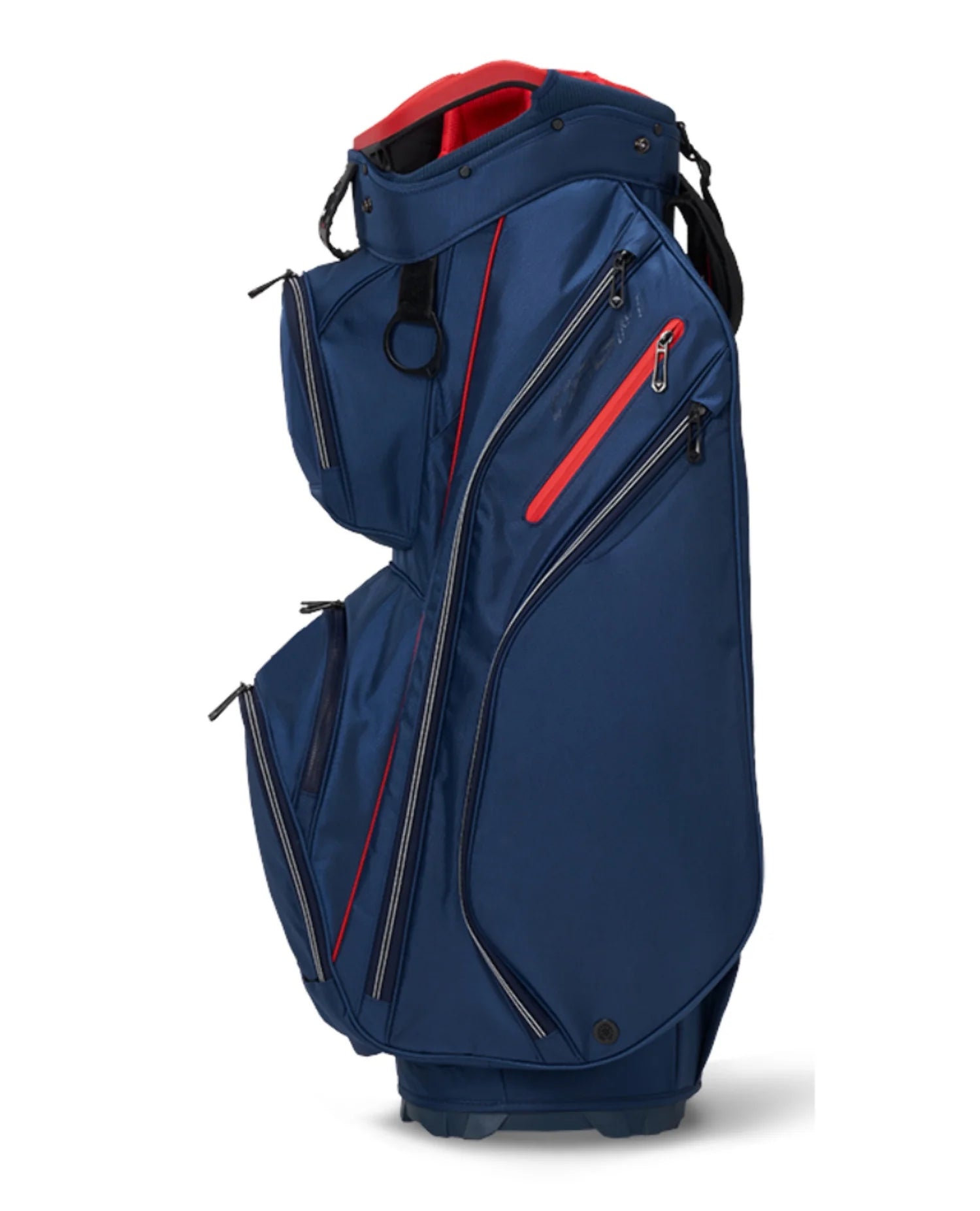 NEW  Golf Org 14 L Cart Bag 14-Way Top No Logo - USA -Navy / Red / White