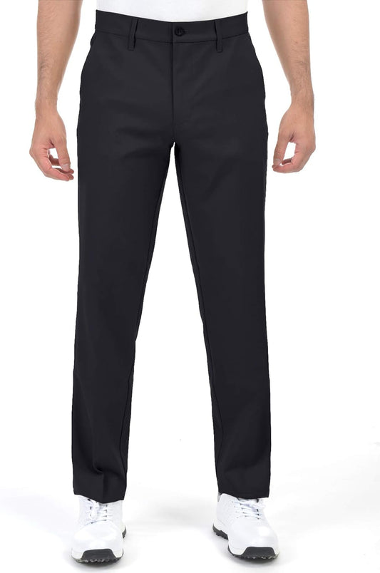 Men'S Golf Pants Stretch Lightweight Straight Relaxed Fit Flat Front Pants