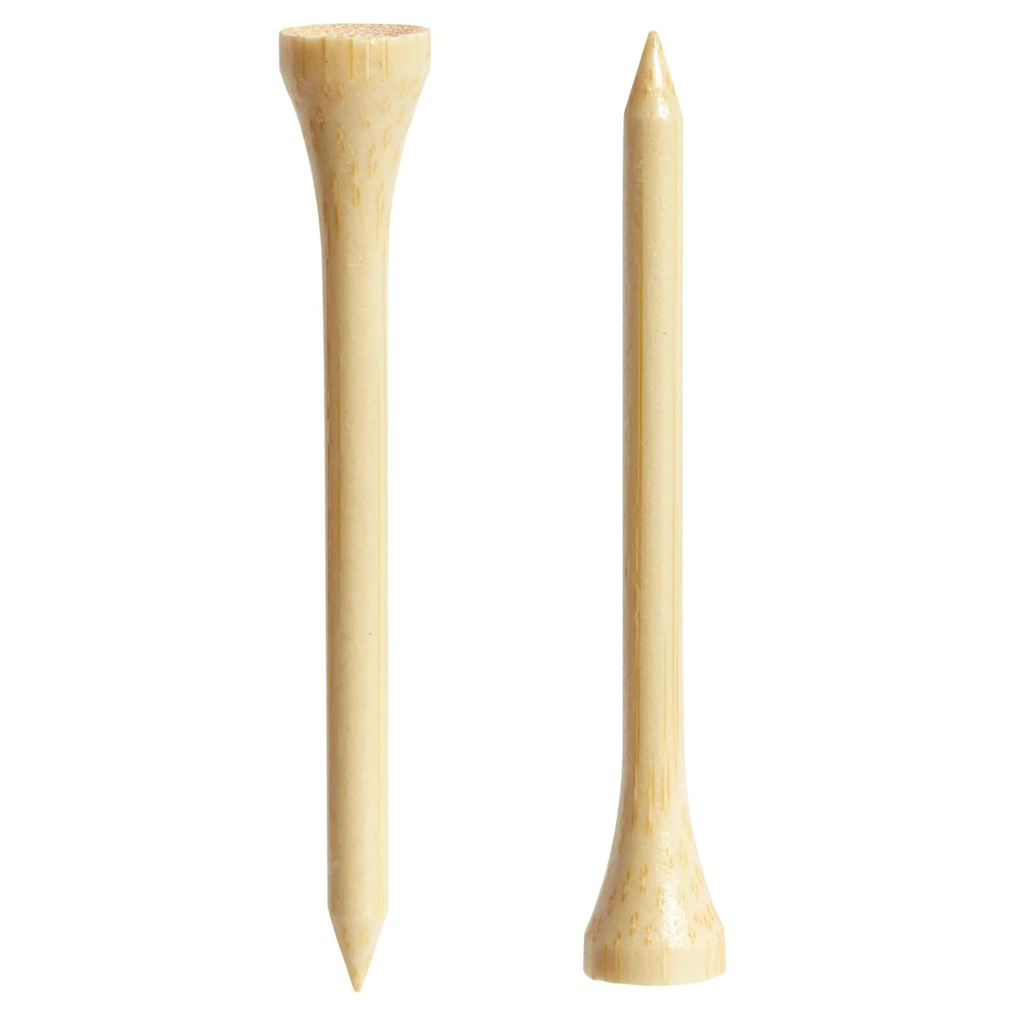 300 Pack Bamboo Golf Tees in Bulk (2 3/4 Inch, Natural Wood Color)