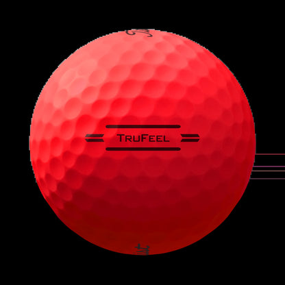 Trufeel Golf Balls, 12 Pack, Red