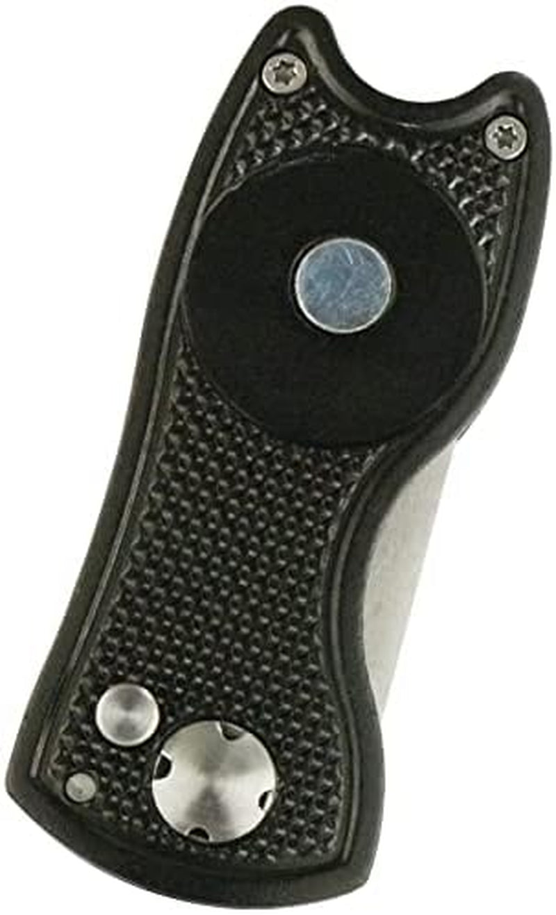 Foldable Golf Divot Repair Tool with Golf Ball Marker