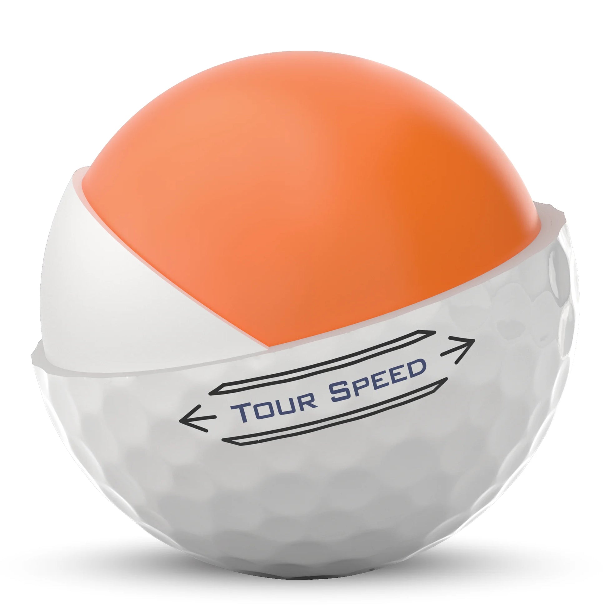 2022 Tour Speed Golf Balls, 12 Pack, White