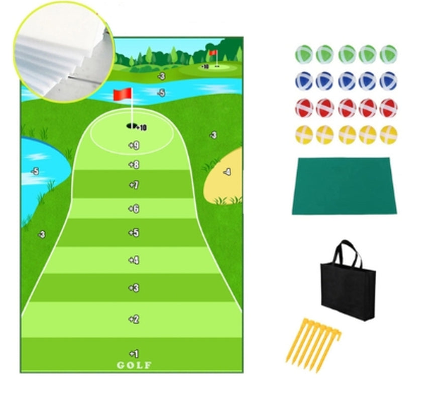 Golf Training Mat for Swing Parent-Child Toys Ball Trace Directional Mat Swing Path Pads Swing Practice Pads