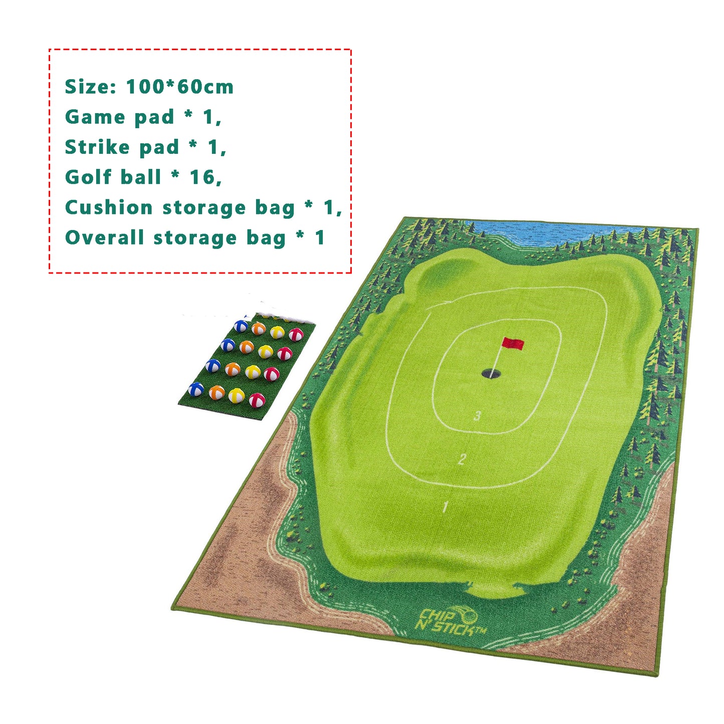 Golf Training Mat for Swing Parent-Child Toys Ball Trace Directional Mat Swing Path Pads Swing Practice Pads