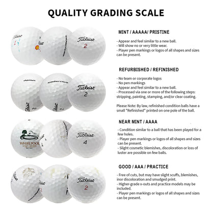 Pro V1, Golf Balls, near Mint, 4A, AAAA Quality, 50 Pack, White