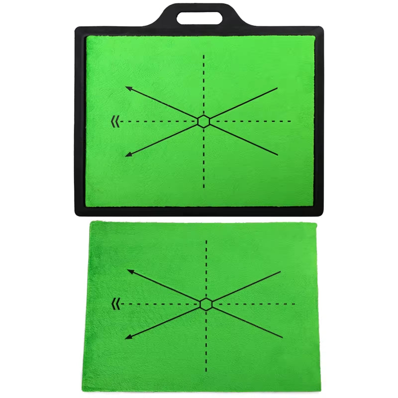 Golf Hitting Mat Golf Training Mat for Swing Path Feedback Detection Batting Extra Replaceable Golf Practice Mat 16"X12"