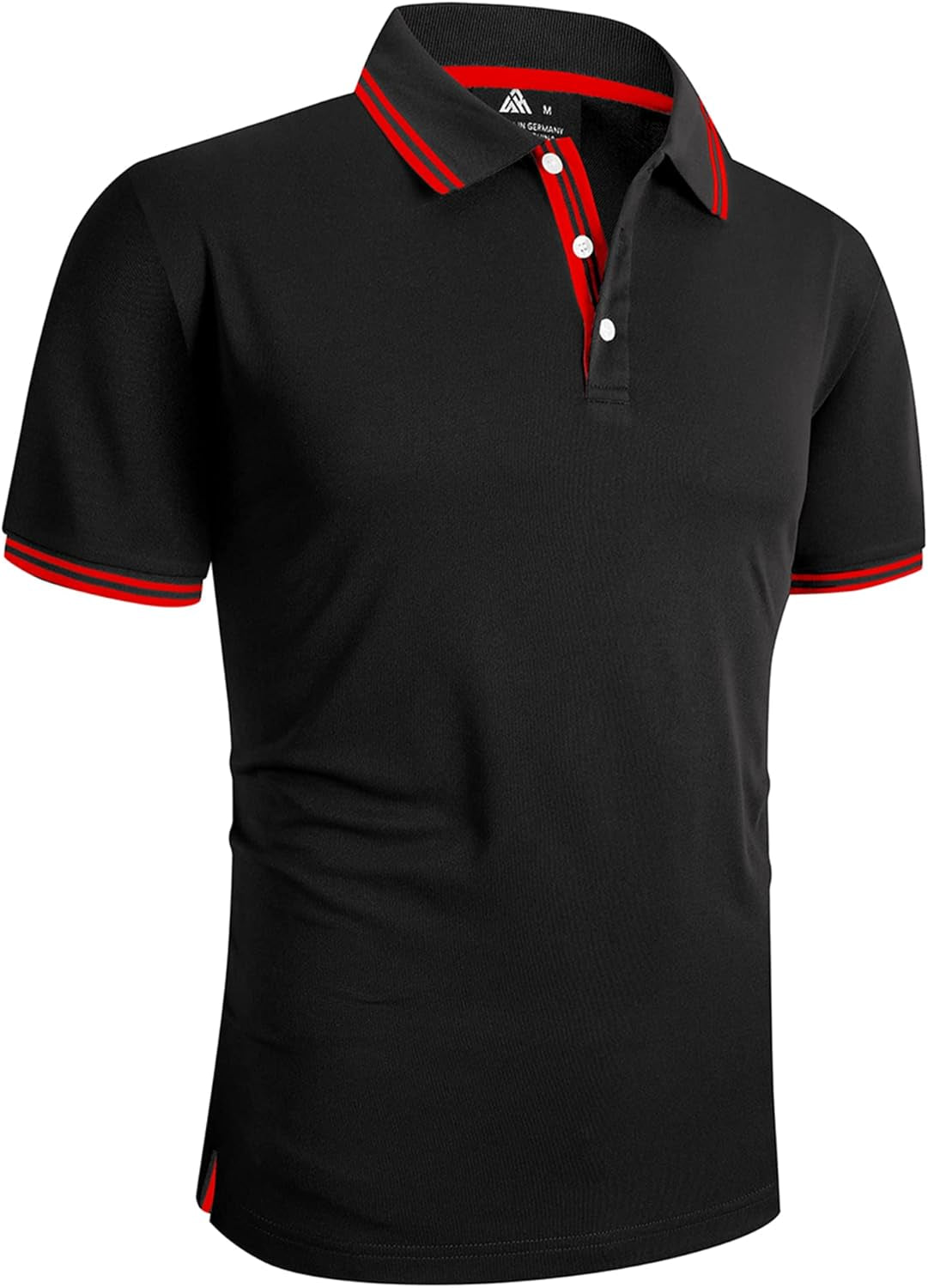 Men'S Polo Shirt Moisture Wicking Summer Short Sleeve Tennis Golf Shirts Casual Stylish