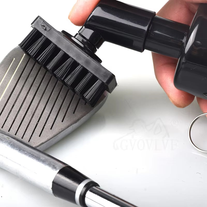 1Pc Golf Club Cleaner Groove Tube Golf Brush Golf Club Brush with Leakproof Reservoir Tube Squeeze Bottle for Easy Cleaning