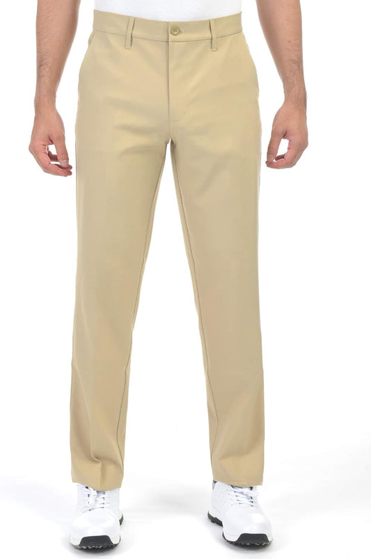 Men'S Golf Pants Stretch Lightweight Straight Relaxed Fit Flat Front Pants