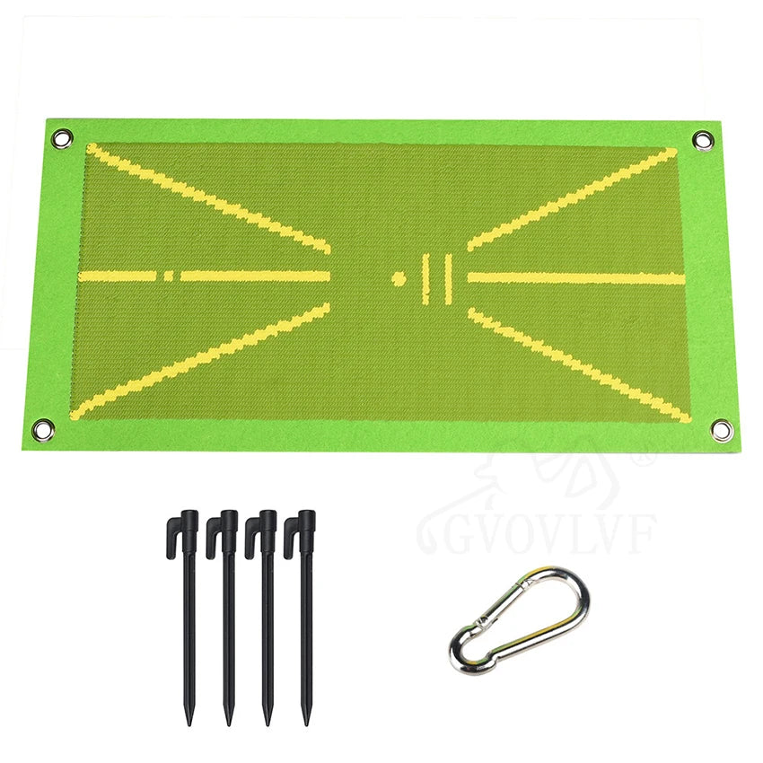 Golf Mat That Shows Swing Path Analyzer Golf Training Mat for Swing Detection Batting Golf Swing Trainer Mat Golf Hitting Mat