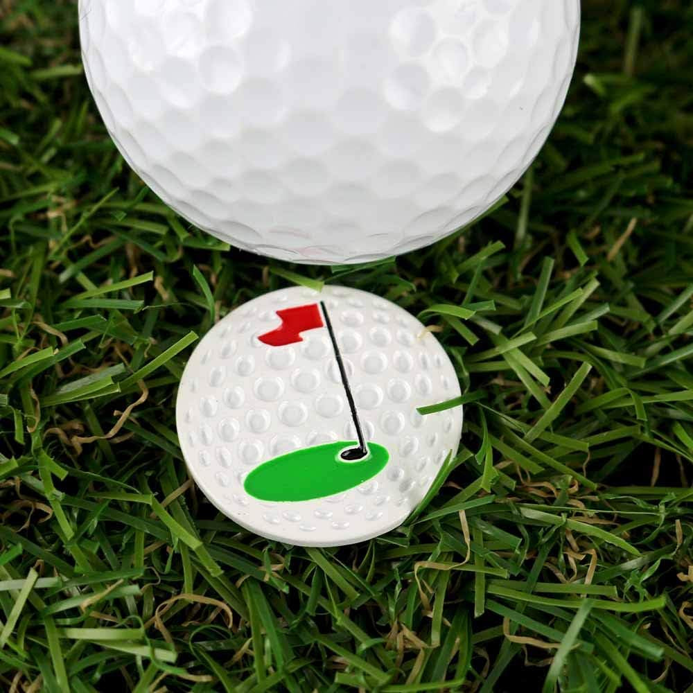 Creative Golf Ball Marker Soft Enamel Golf Markers 24.4MM Assorted 5 Pcs