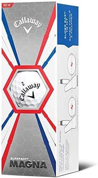 Golf Supersoft Magna Golf Balls, (One Dozen)