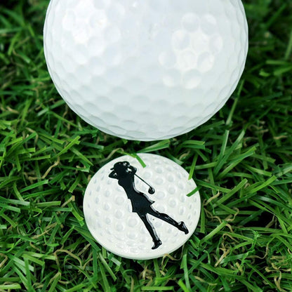 Creative Golf Ball Marker Soft Enamel Golf Markers 24.4MM Assorted 5 Pcs