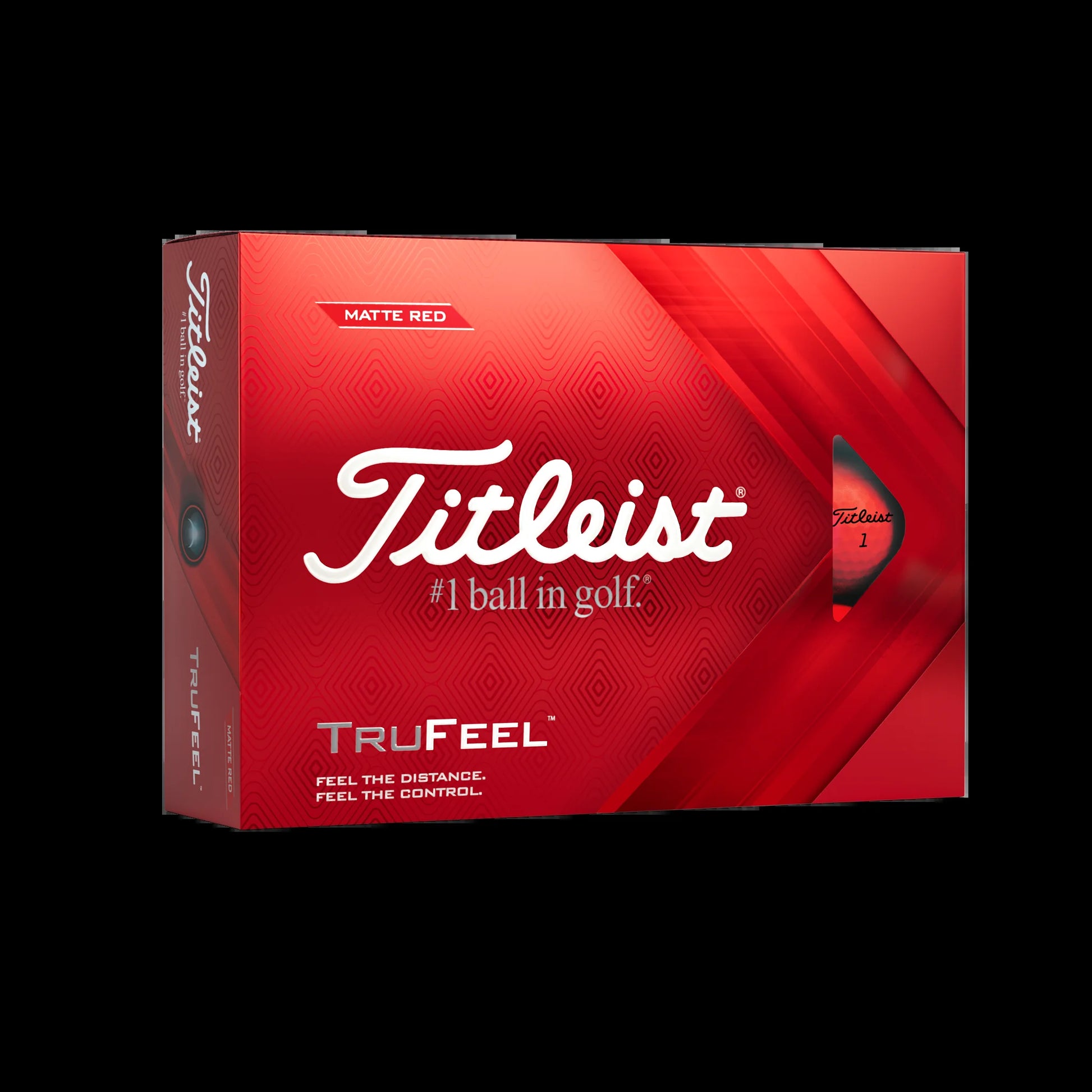 Trufeel Golf Balls, 12 Pack, Red