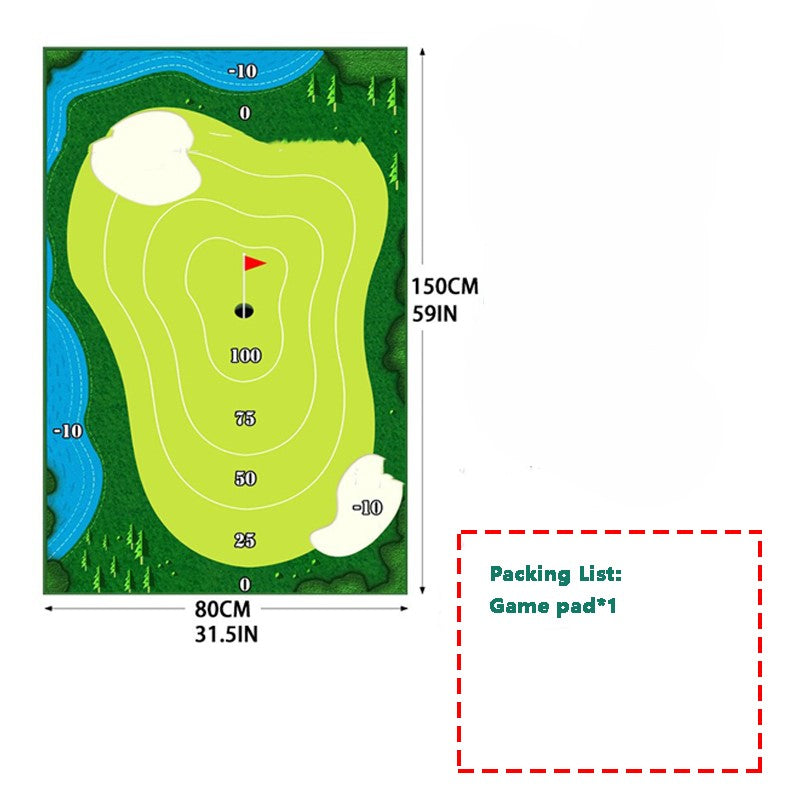 Golf Training Mat for Swing Parent-Child Toys Ball Trace Directional Mat Swing Path Pads Swing Practice Pads